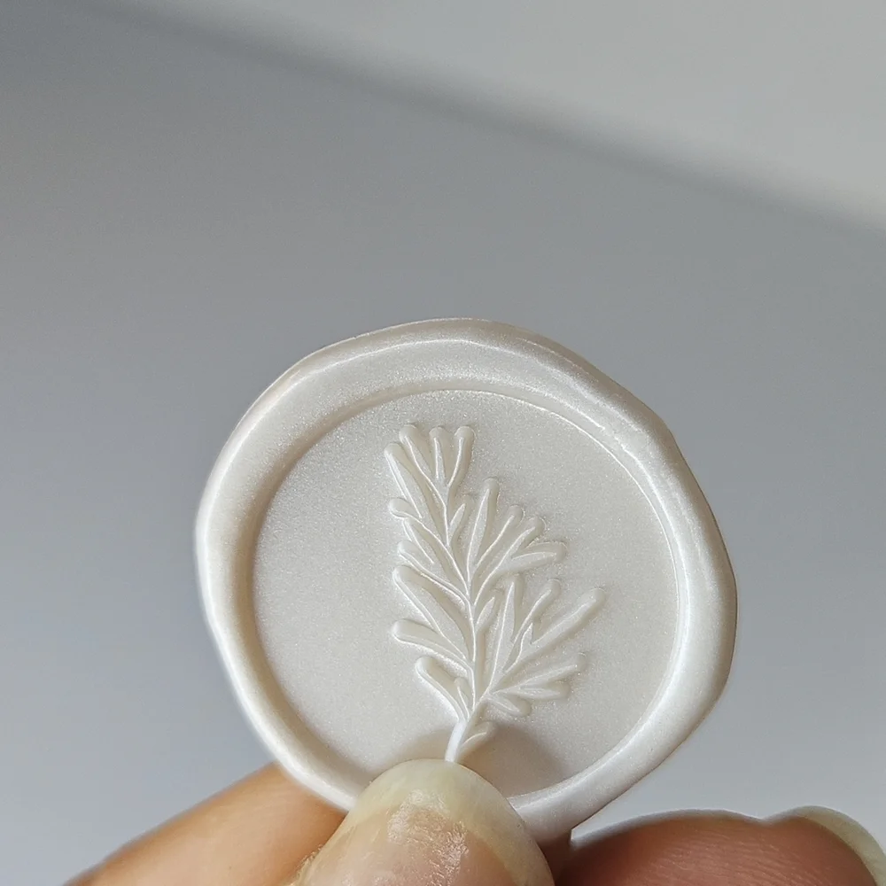 White Wax Seal Stickers 100 Packs